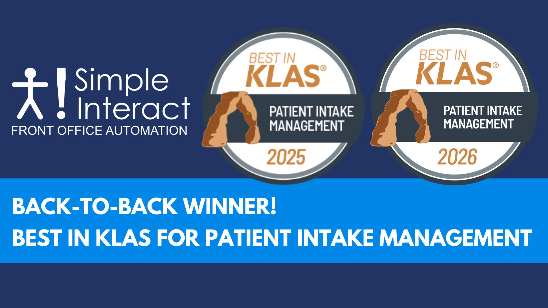 Back to Back Best in KLAS