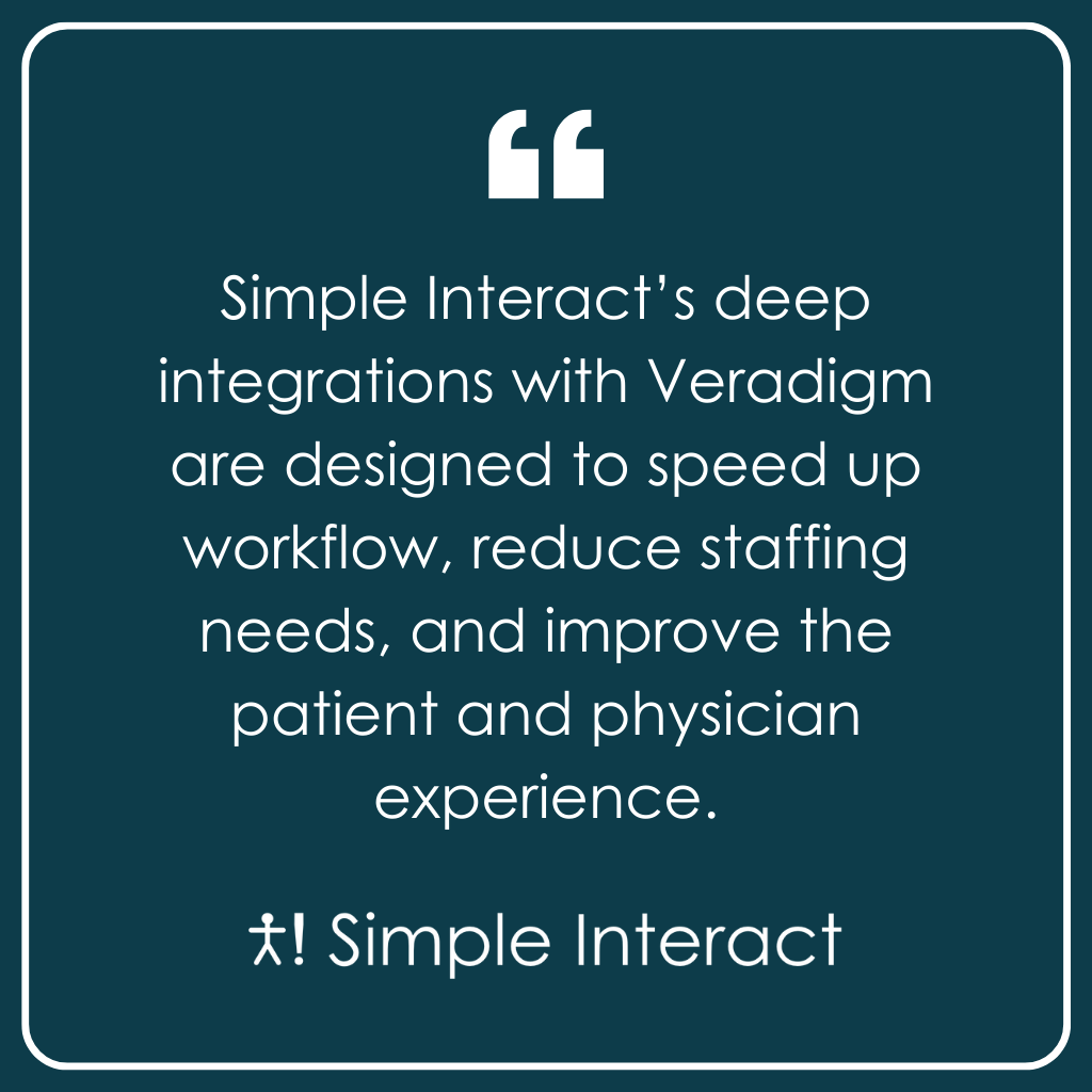 Quote: What Veradigm (Formerly Allscripts) Is and How Simple Interact Integrates With It