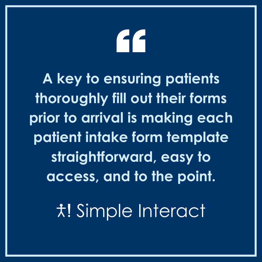 Quote: 14 Patient Intake Form Templates That Get Results