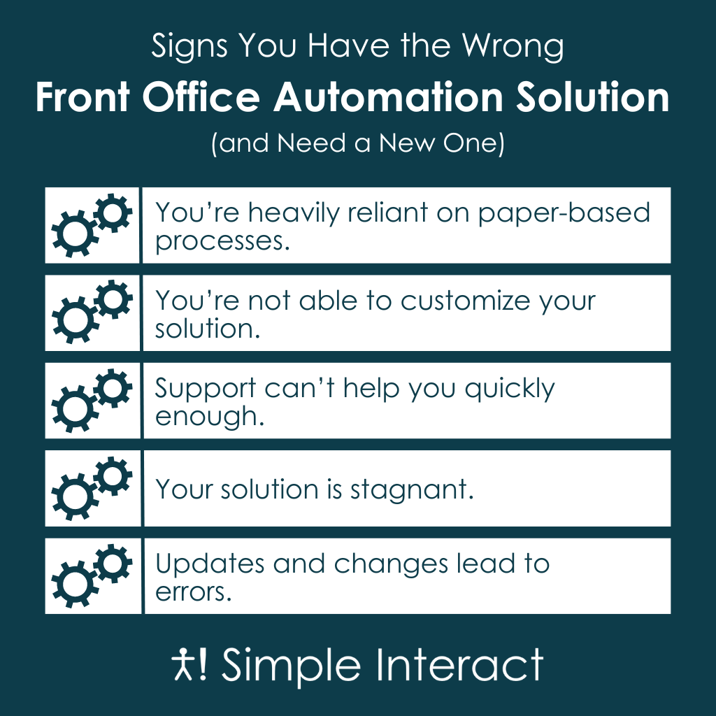 Infographic: 5 Signs Your Healthcare Organization Needs a New Front Office Automation Solution