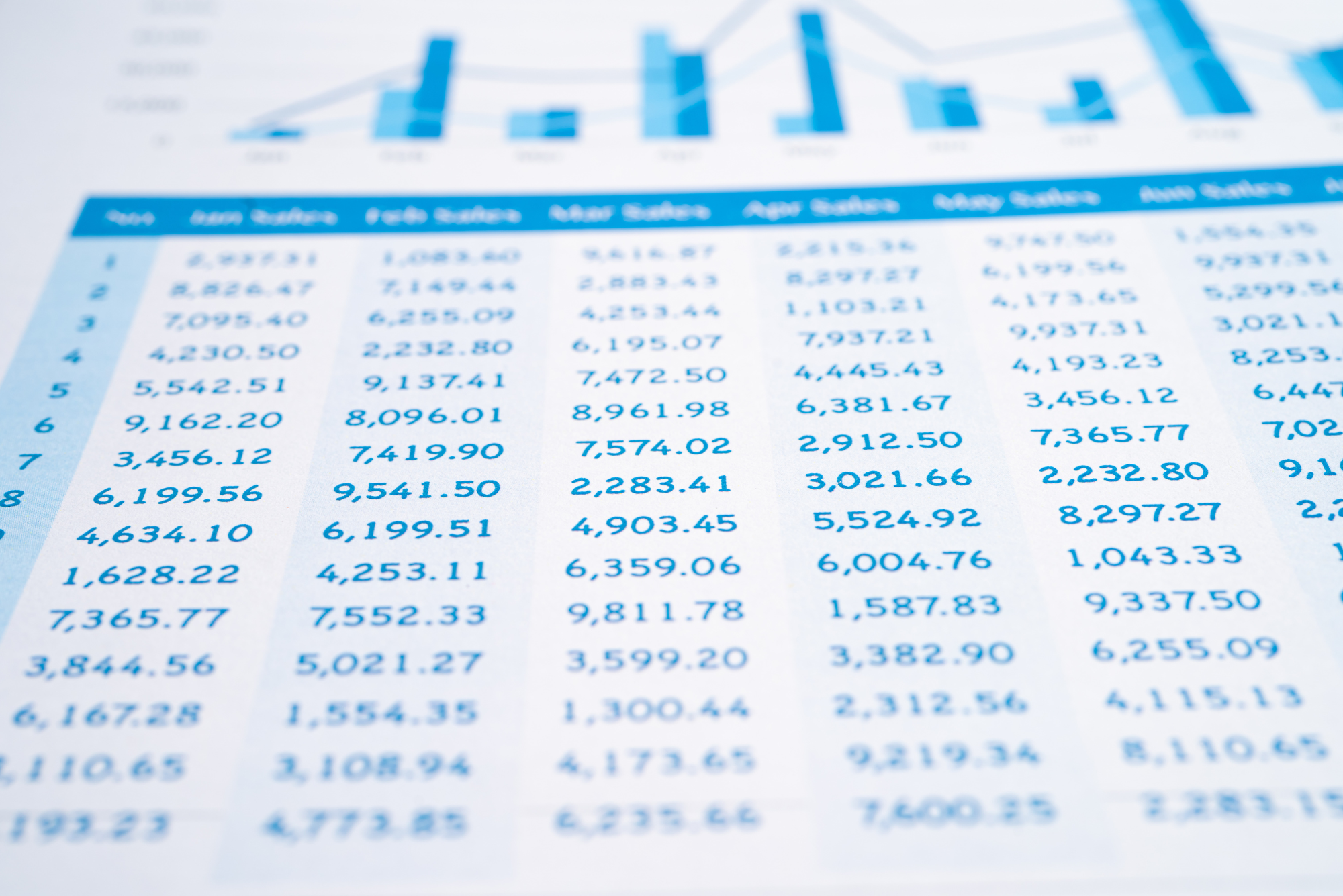 An old, paper Uniform Data System (UDS) report filled out with numbers, representing why the existing system needs an update.